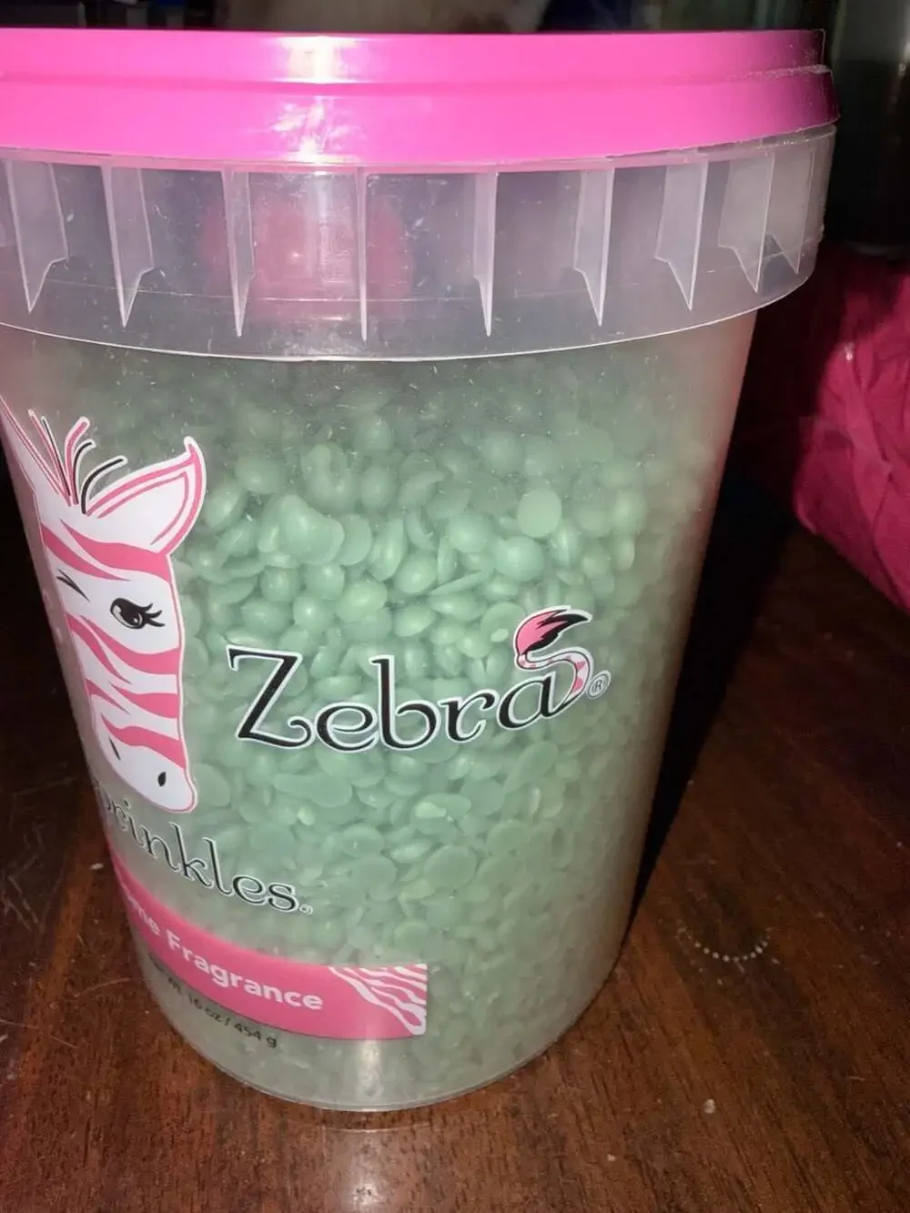 3 Pink Zebra Sprinkles Wax Melts Cartons.   All almost full! Sugared Rosemary, S